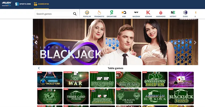 Rush Games Live Casino