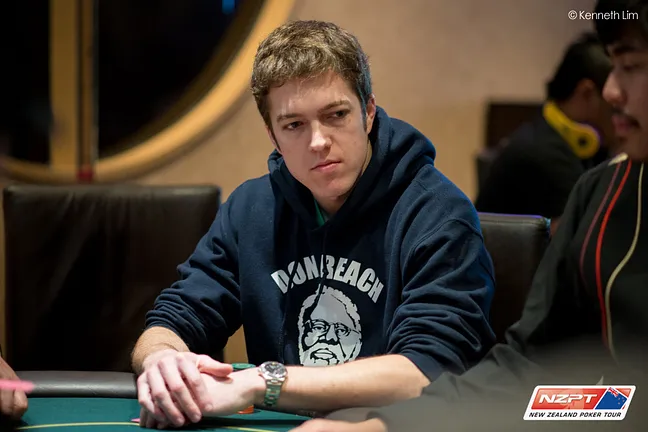 Cole Swannack - Start of Day 2 Chip Leader