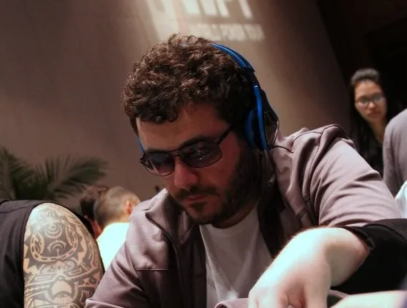 Anthony Zinno on Day 1a of the 2014 WPT Borgata Winter Poker Open Main Event