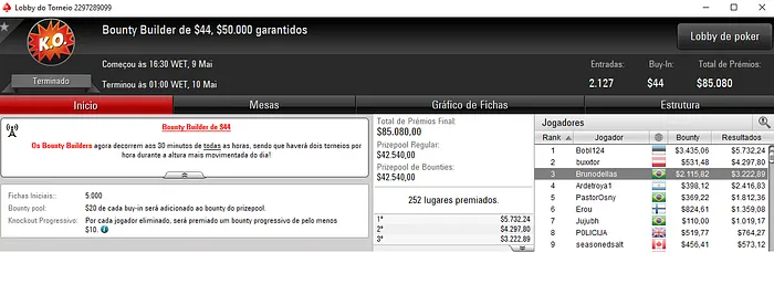Forras Online: Renato Valentim Crava Big 5 do PokerStars & Mais 103