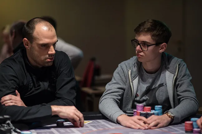 Thomas Bichon (177,700) and Fedor Holz (416,600) are still in