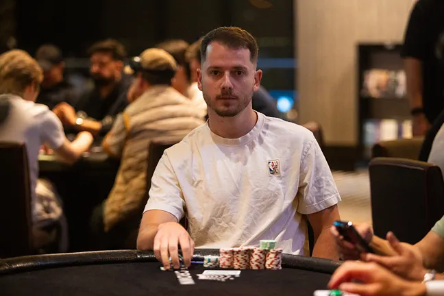 Day 1d chip leader Jonathan Braude