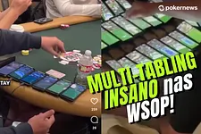 Antigo Supernova Elite leva 70 telemóveis para a mesa e faz multi-tabling insano nas WSOP