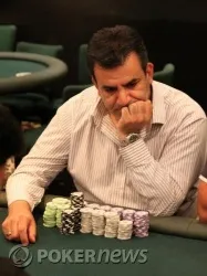 Xen Xenofontos (pictured) is the man to catch (186,300 in chips)