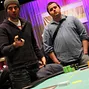 DJ Mackinnon and Robert Merulla at the 2014 Borgata Winter Poker Open Championship