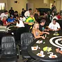 Jogadores tomando os seus lugares - 1ª Etapa do BSOP 2008 Dia Final