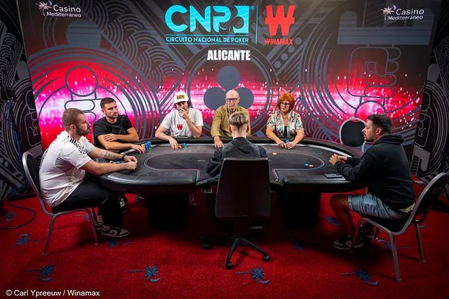 Mesa televisada CNP Winamax Alicante