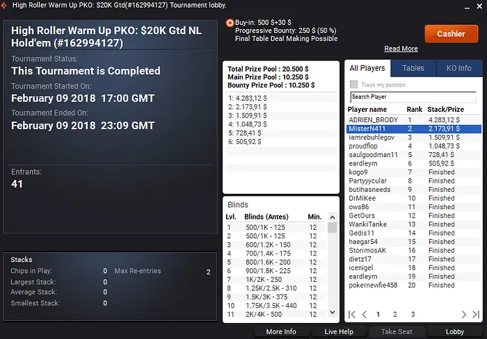 Pedro Marques Conquista High Roller Turbo; Naza114 Amealha Resultados 103