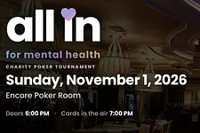All In For Mental Health charity poker event
