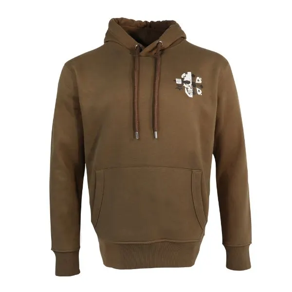 POKERSTARS SKULL & SWORD KHAKI HOODIE