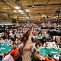 Players pack the Brasilia Room for Event 6A "Millionaire Maker"