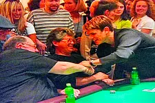 Doyle Brunson and Matt Damon