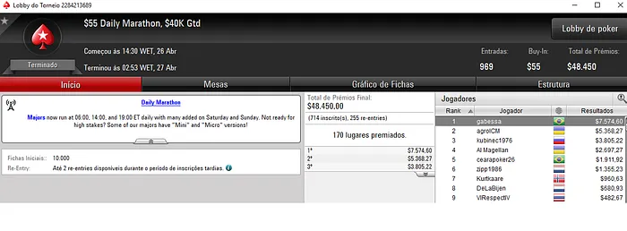 PokerStars: Dobradinha Brasileira no Thursday Thrill Late Edition & Mais 103