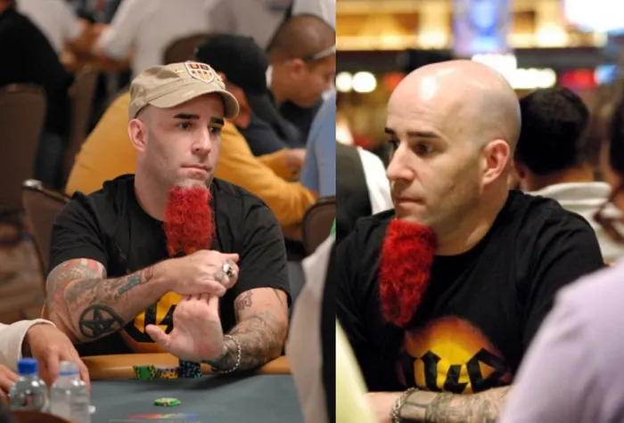 Anthrax guitarist Scott Ian playing poker in the late 2000s
