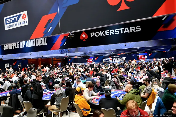poker room main event EPT day 2