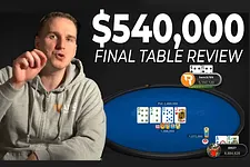 Bencb analisa mãos da mesa final do US$ 25.000 Super High Roller do EPT Online