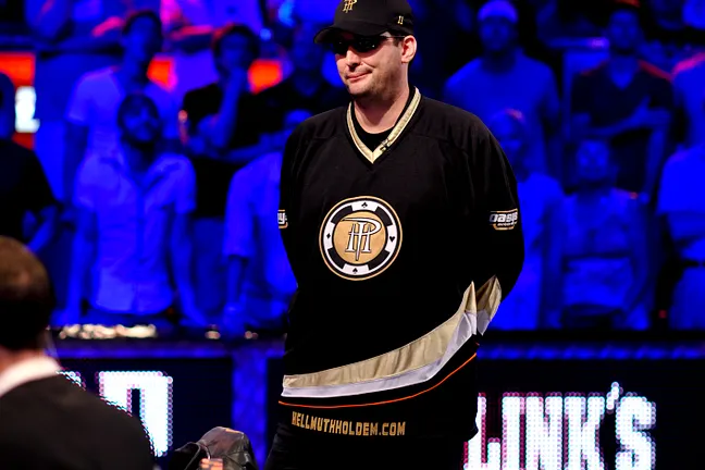 A dejected Phil Hellmuth