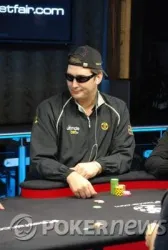 Phil Hellmuth on the feature table