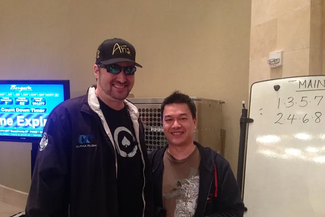 Phil Hellmuth and She Lok Wong