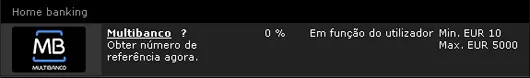 Opção de Pagamento por Multibanco Disponível na bwin 101
