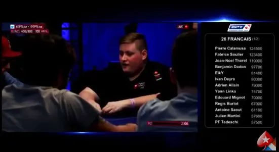 Les gros tapis Fr en début de Jour 2