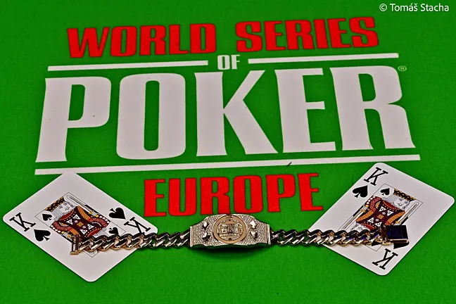 WSOPE 2025 mainn event bracelet