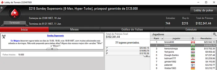 cigarromata, pvigar e fviana Detonam Feltros do PokerStars 104