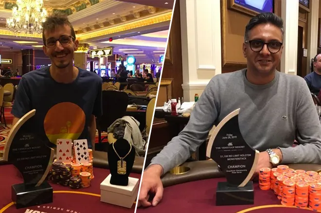 Ran Ilani and Ankit Ahuja both won Venetian events for six figures last week.
