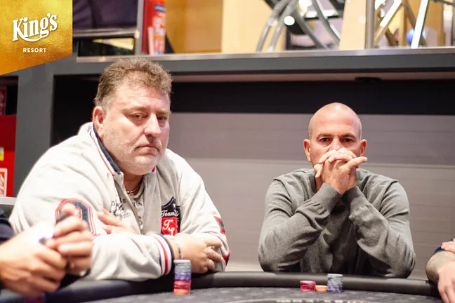 Roman Motovsky (left) busts early in Day 1D