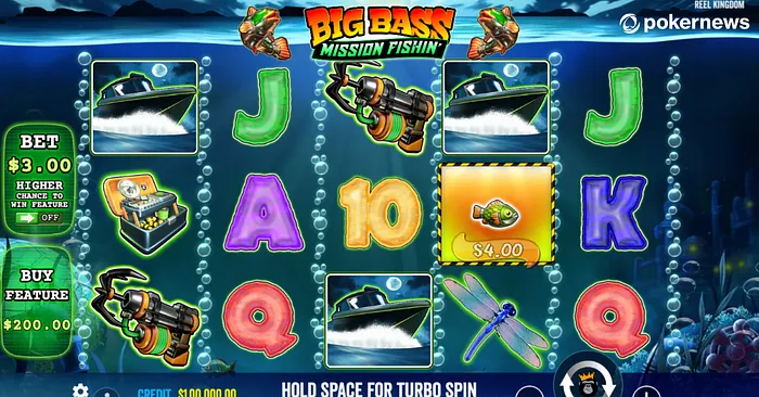 Big Bass Mission Fishin Slot Reels