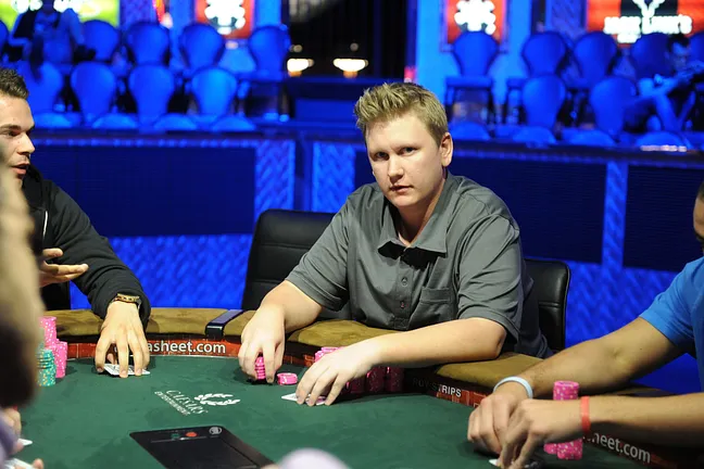 Ben Lamb Starts and Finishes Day 3 as the Chip Leader