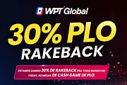 WPT Global oferece rakeback de 30% em mesas de Pot Limit Omaha; saiba mais