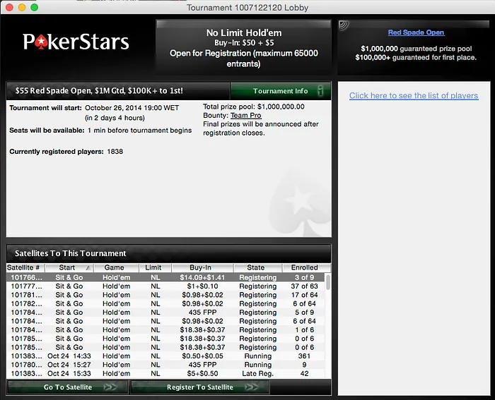 Red Spade Open - ,000,000 Garantido este Domingo na PokerStars 101