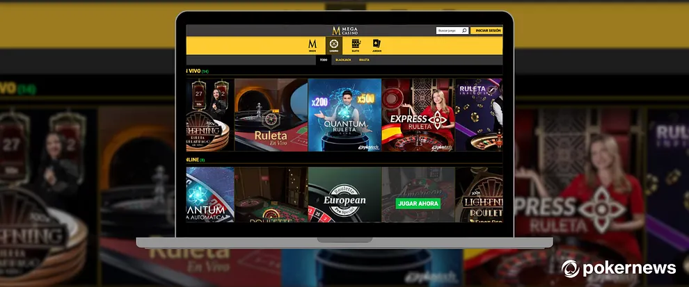 Software de escritorio de Mega Casino