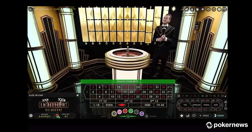 Lightning Roulette en Vivo