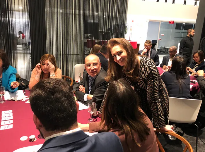 A PokerDivas corporate event.