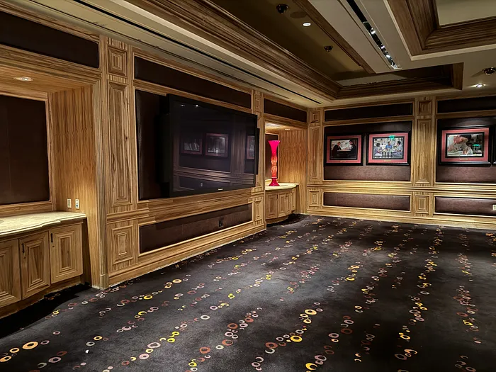 A backroom that would potentially host private games