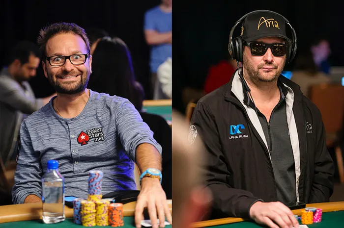 Daniel Negreanu and Phil Hellmuth