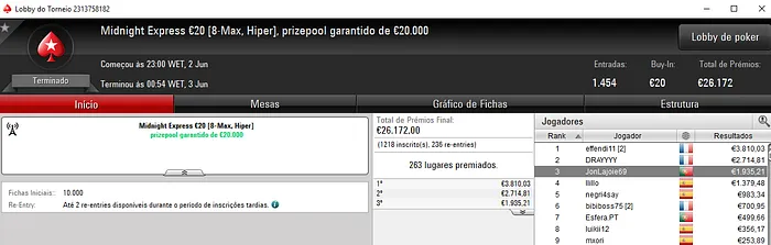 PokerStars.FRESPT: Tlitado Conquista 6th Sense €10 & Mais 103