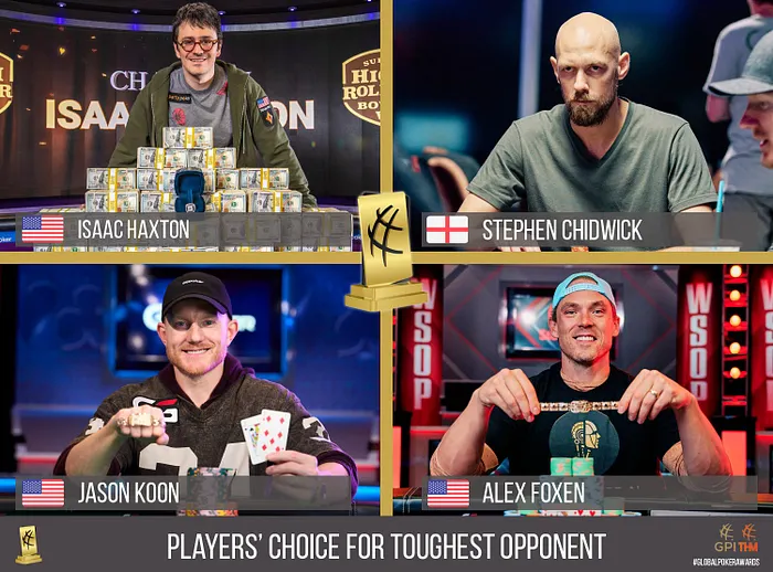 PLAYERS CHOICE FOR TOUGHEST OPPONENT