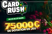 PMU Poker Relance Card Rush avec 75 000 € à Gagner sur les Twister