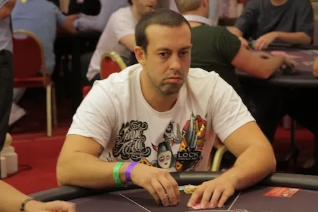 Miguel Tavares no Dia 2 do Evento #1 das WSOPE 0001