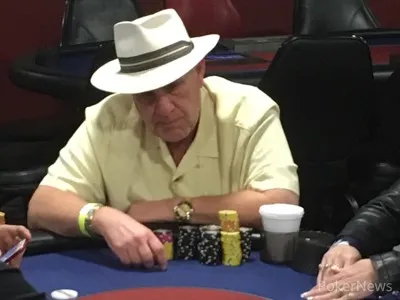 Day 1c chip leader Donald Brown