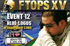 Lundi 15 février 'Kingpin023' a remporté le tournoi Event #11 des Full Tilt Online Poker Series (FTOPS) XV. Steve 'gboro780' Gro