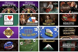 BetRivers Casino games