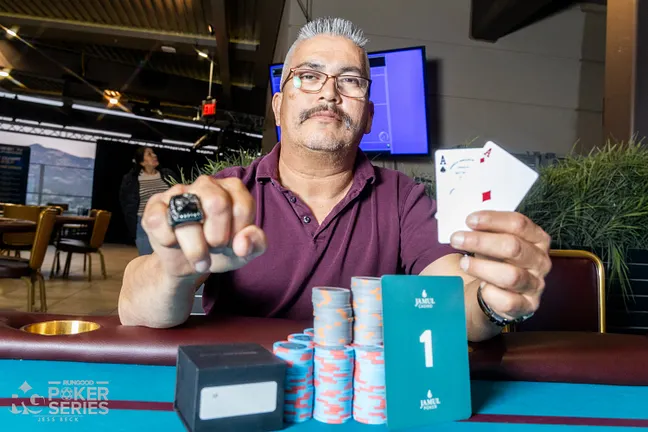 Event 04 $250 DeepStack Ring Event Winner Francisco Anzar