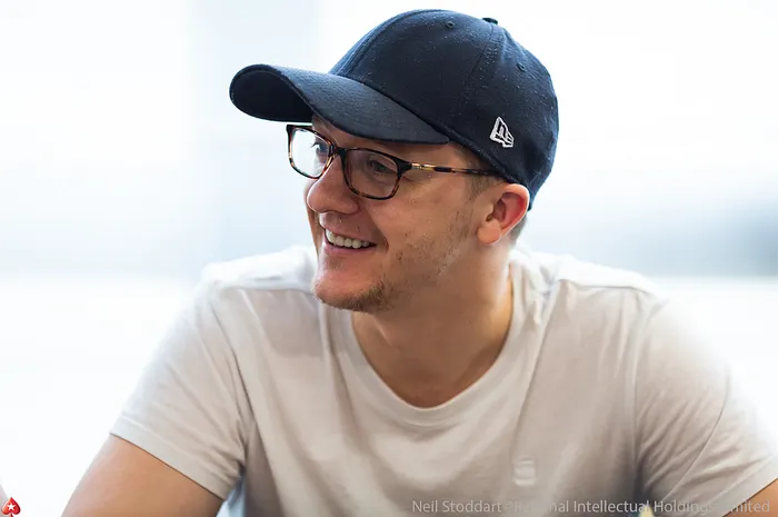 Kahle Burns Chip Leader PokerStars EPT Prague €50,000 Super High Roller