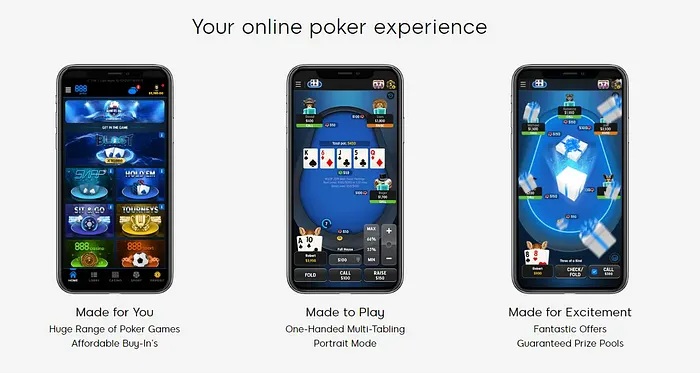 888poker Ontario app screenshots