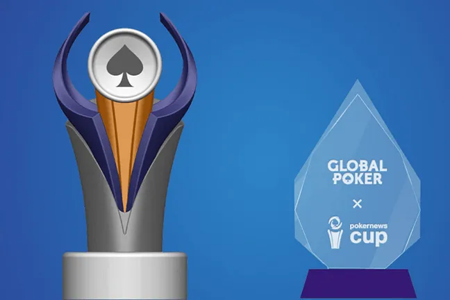 Global Poker x PokerNews Cup Championship Trophies