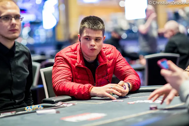Arturs Scerbaks, 4th in Chips After Day 1